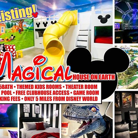 Magical Family Vacation Home Near Disney World At Storey Lake, Star Wars Gameroom, Pool, Theater, Mickey Slide, Sleeps Up To 28 Kissimmee Extérieur photo
